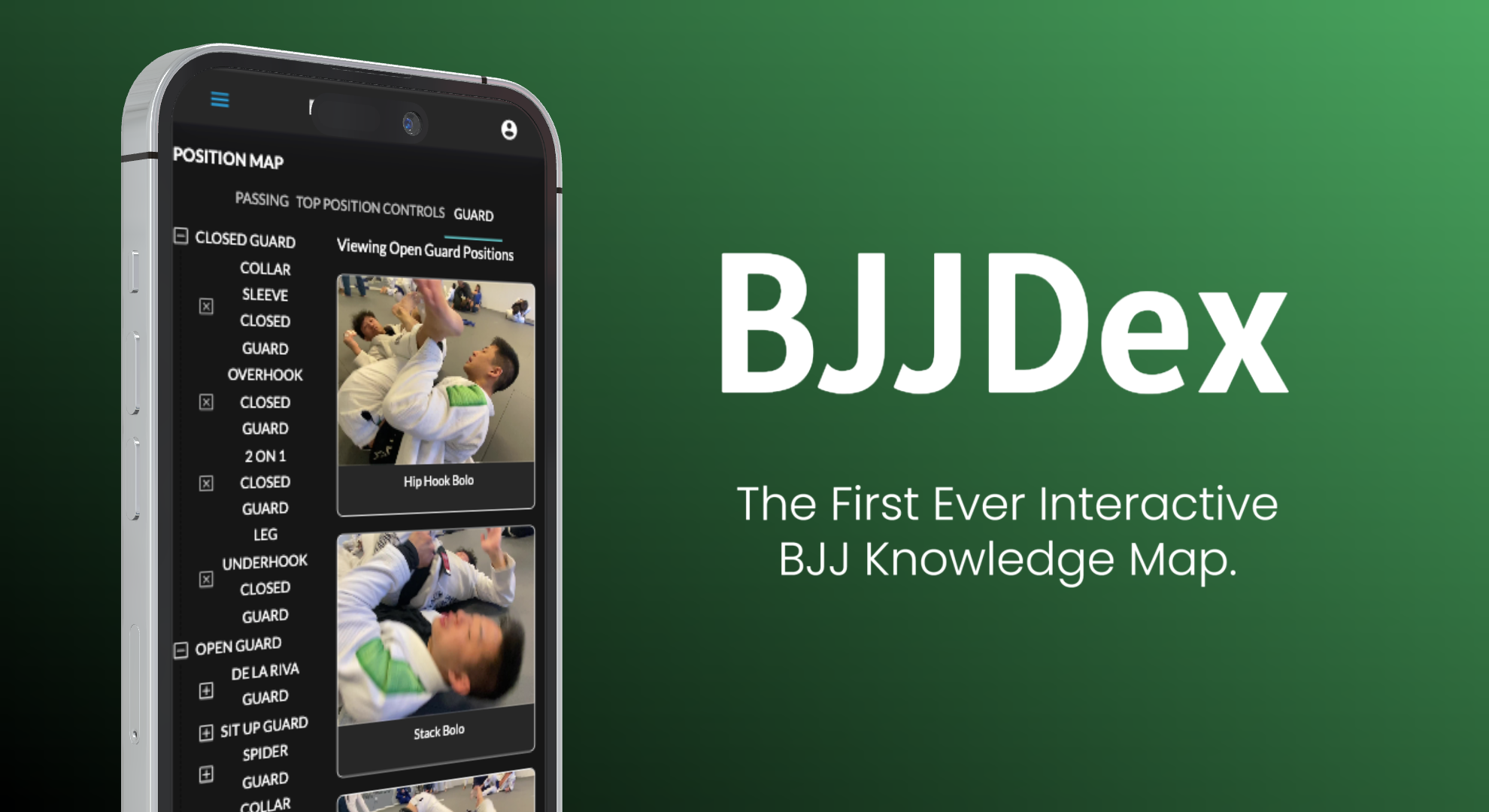 BJJDex: The First Interactive Knowledge Map of Brazilian Jiu-Jitsu
